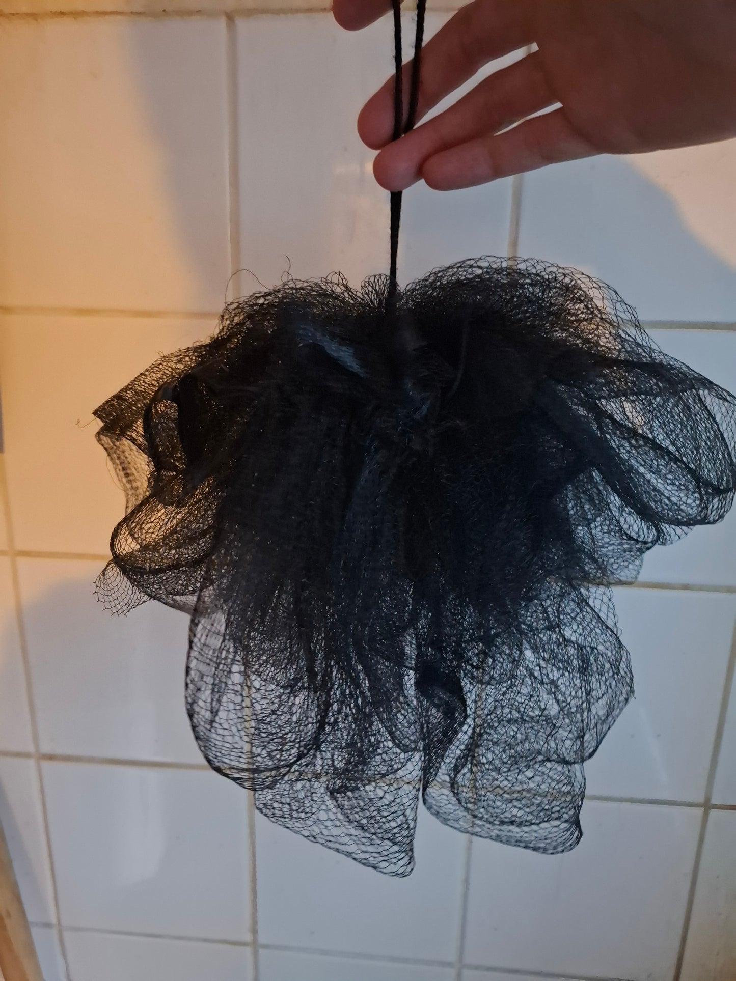 Used Shower Scrubber