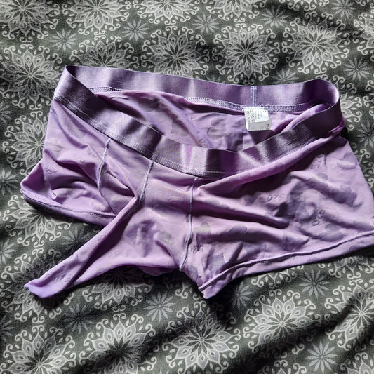 Purple Worn Briefs - Built In Penis Holder