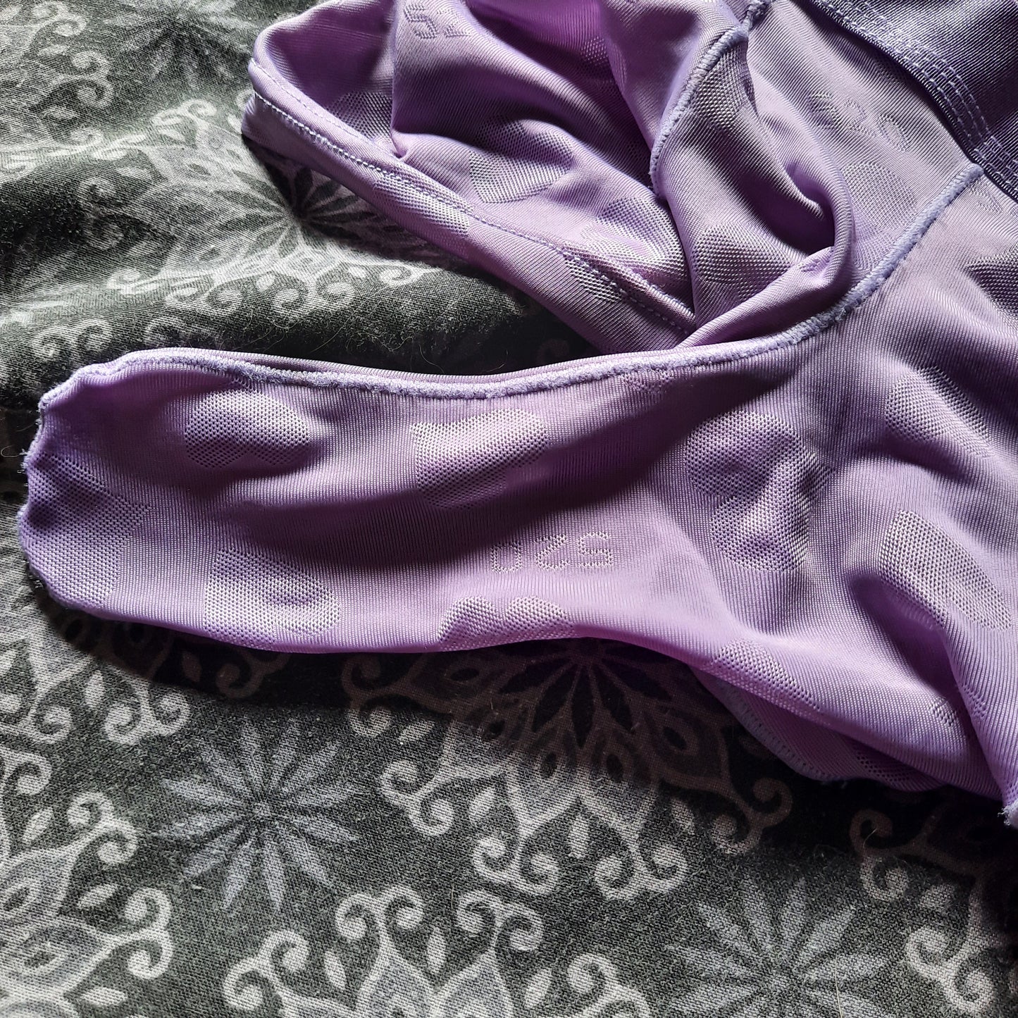 Purple Worn Briefs - Built In Penis Holder